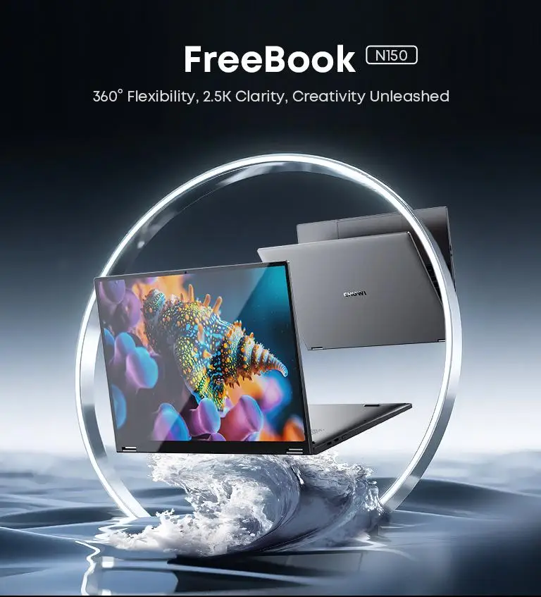 Chuwi freebook планшет ноутбук 2-в-1 intel n150 13 - Фотография_2