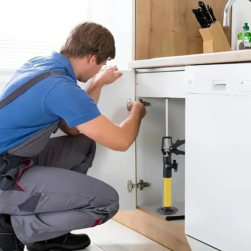 Трудосберегающий телескопический стальной опорный стержень - Фотография_3