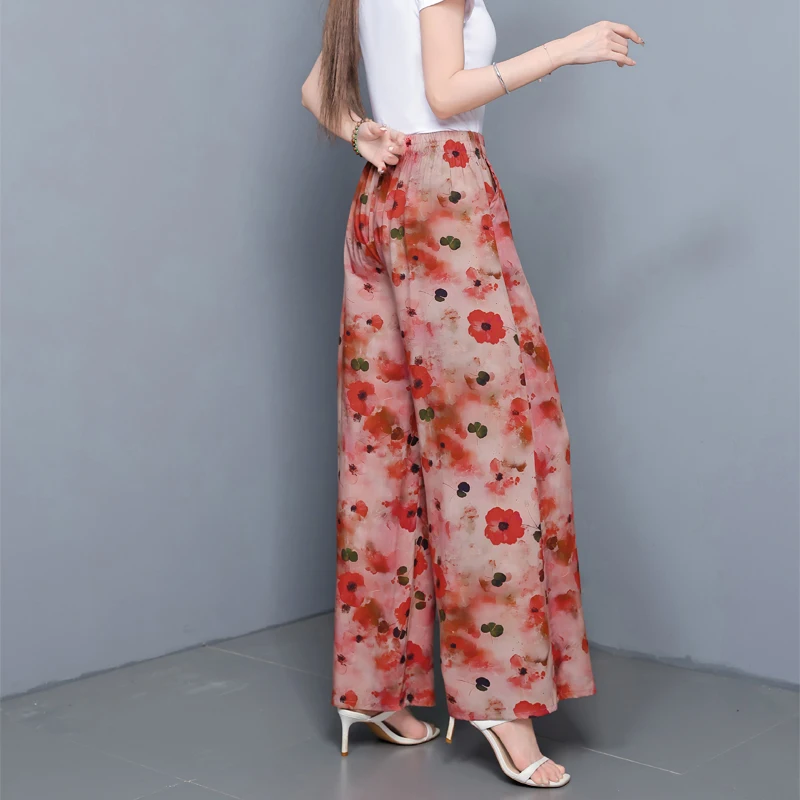 Брюки женские с широкими штанинами до щиколотки - Фотография_6