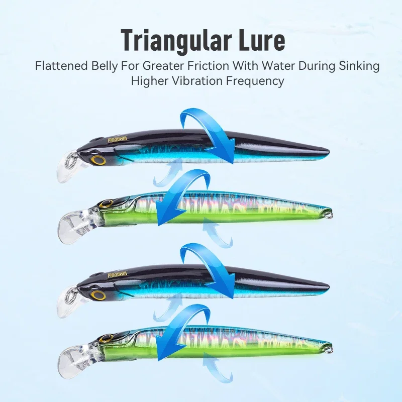 Kingdom kingart тонущие рыболовные приманки для гольяна 6 г 9 г 14 г 18 - Фотография_3