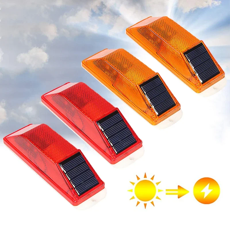 Светодиодный солнечный стробоскопический сигнальный светильник