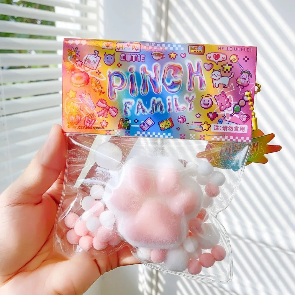 Мини полиуретановая игрушка-сжималка для кошек - Фотография_6