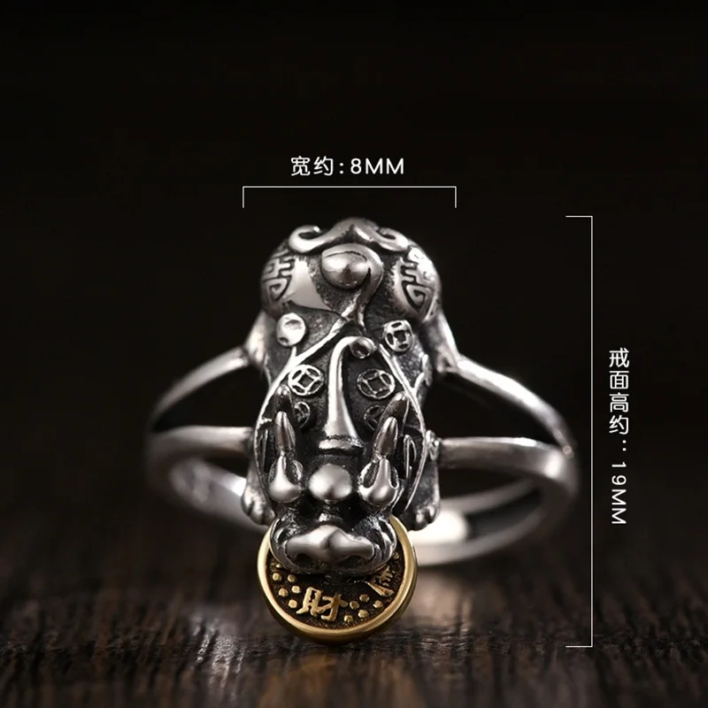 Qeenkiss 925 пробы серебряное кольцо для женщин и мужчин - Фотография_3