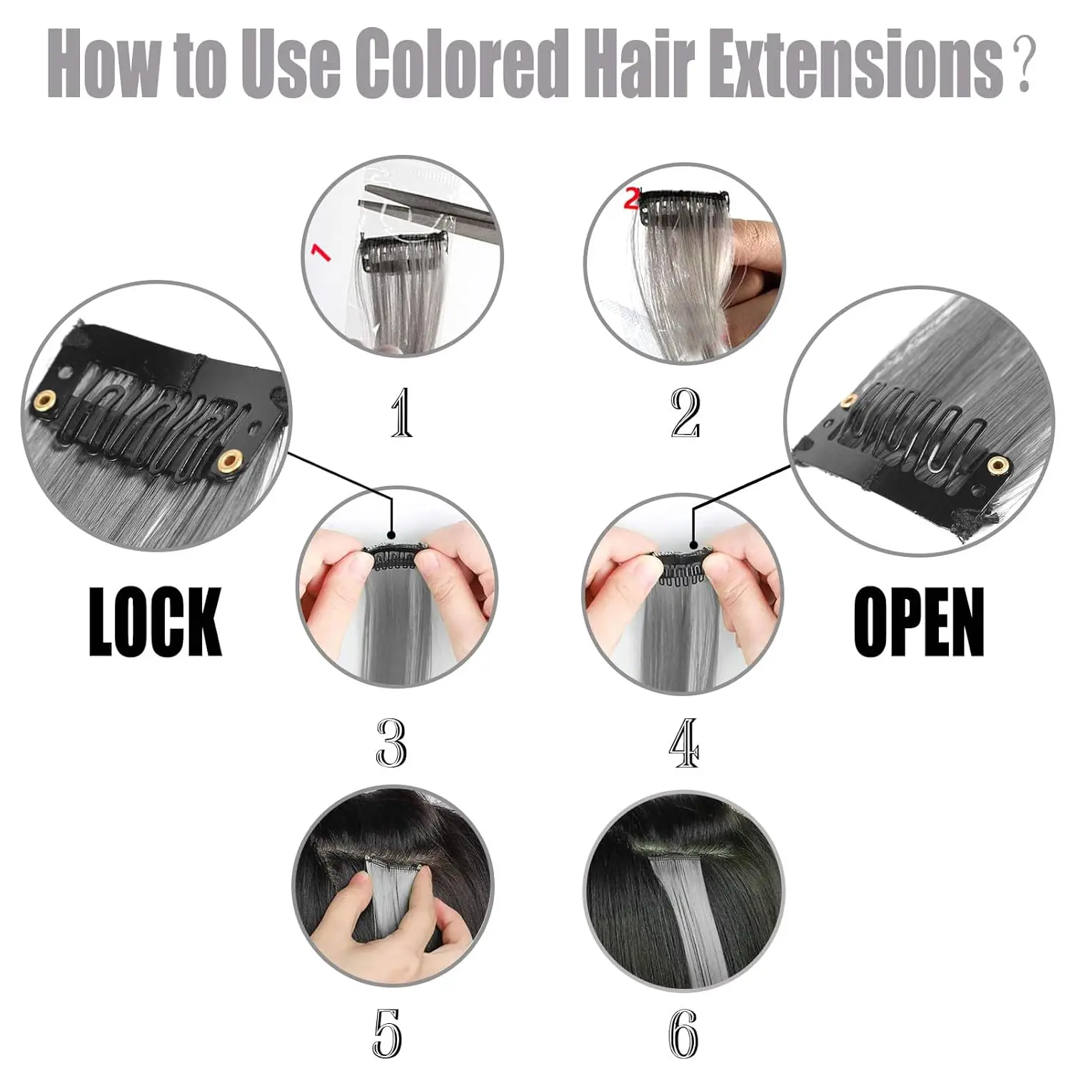 Накладные волосы на заколке - Фотография_4