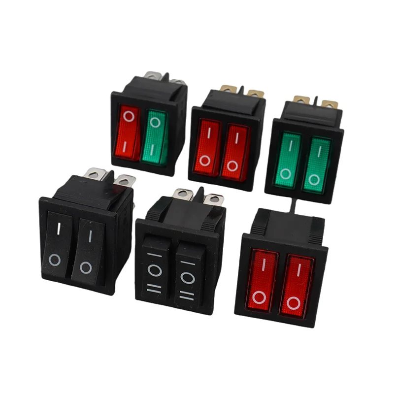 Kcd8 6pin 16a 250 в 20a 125 в двойной