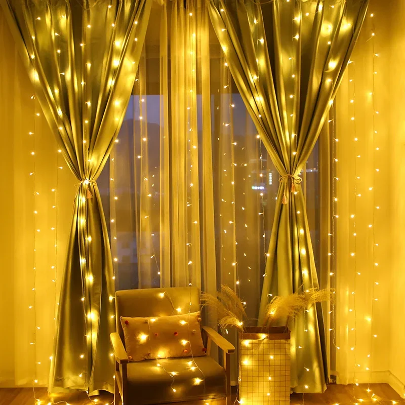 Mode curtain garland на окно usb - Фотография_3
