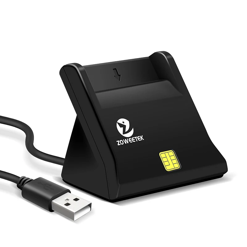 Устройство считывания смарт-карт zoweetek zw-12026-3 emv usb 2
