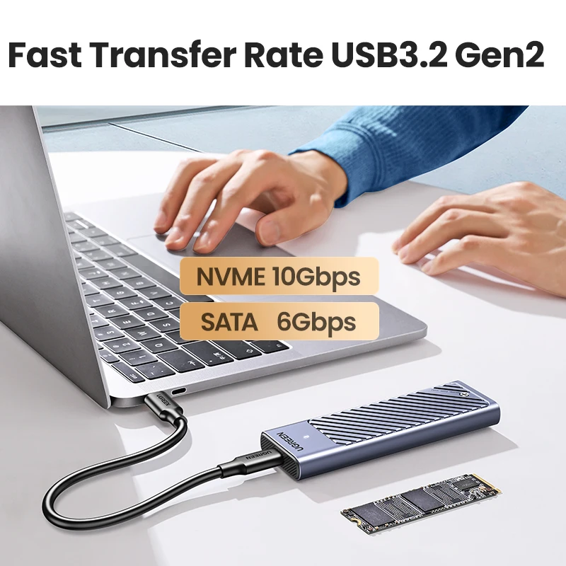 Адаптер ugreen m.2 nvme sata ssd - Фотография_2