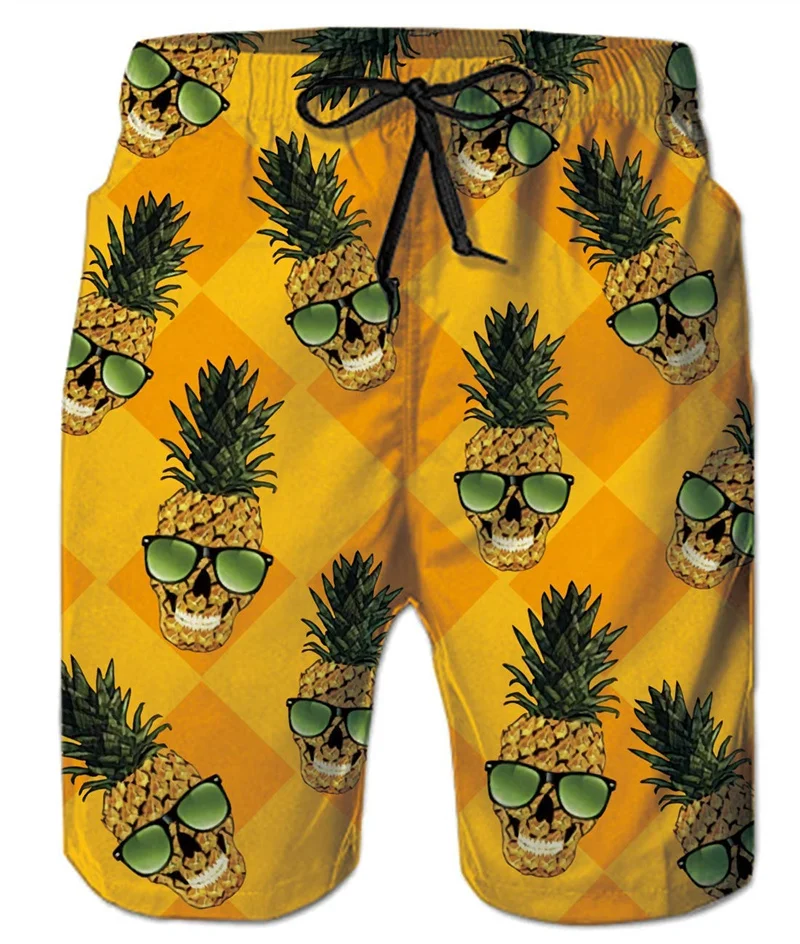 Funny animal dinosaur beach shorts - Фотография_5