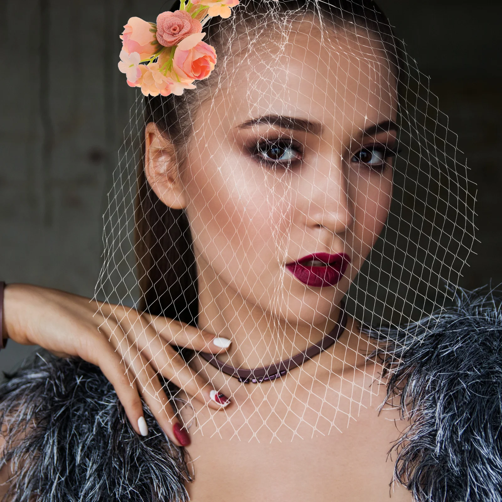 Свадебная вуаль, повязка на голову,