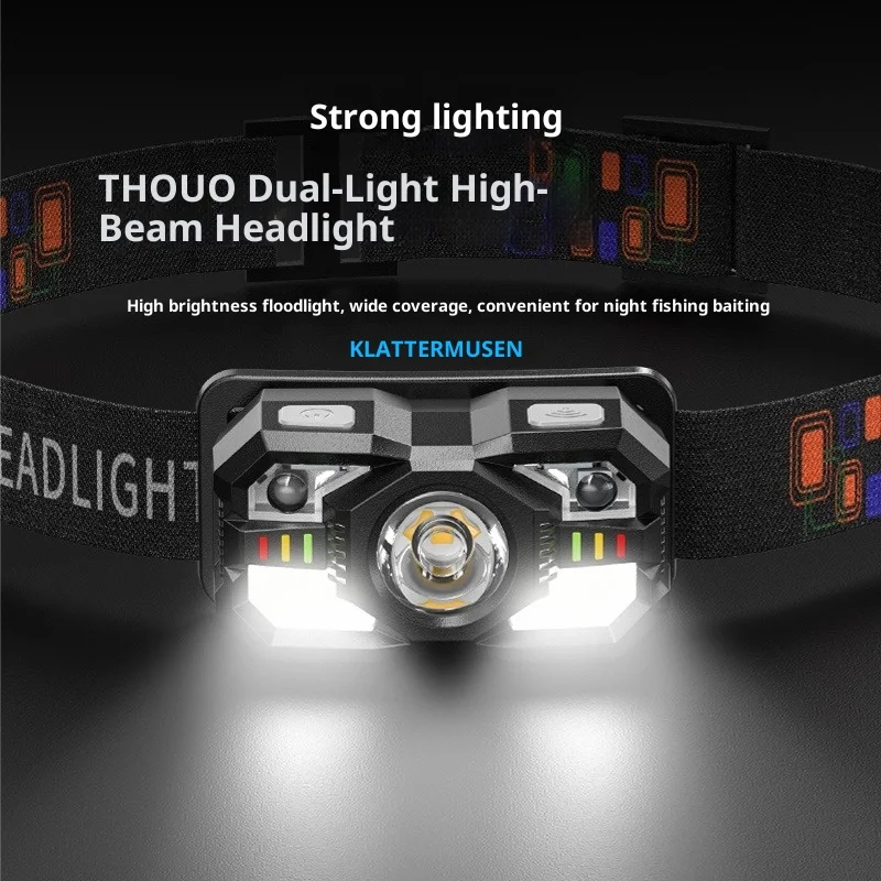 Мини-налобный фонарь funaya с активацией движения - Фотография_3