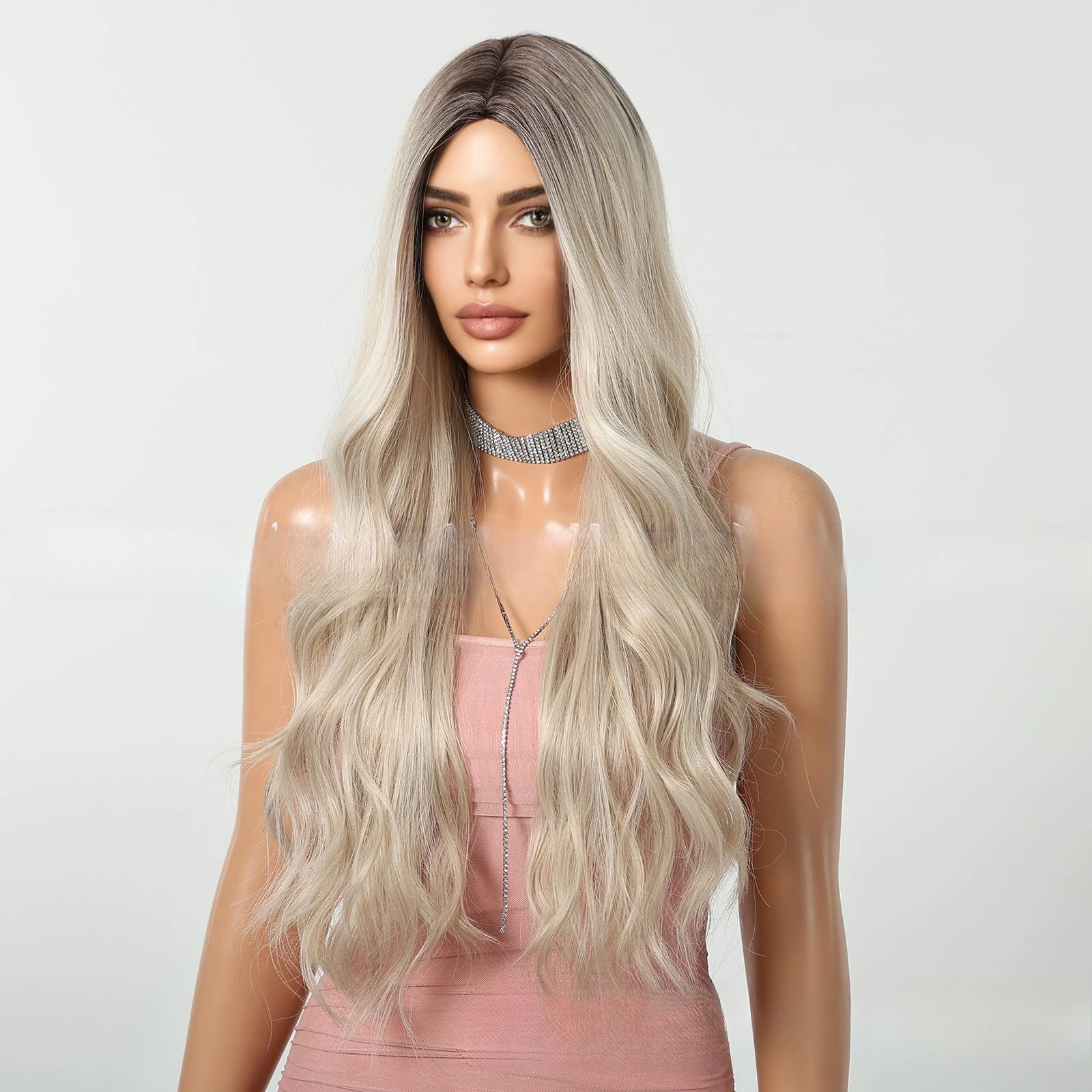 Платиновый парик в европейском и американском стиле - Фотография_2