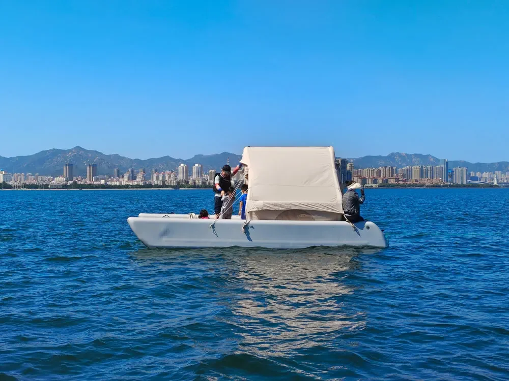 5 м надувная понтонная лодка для рыбалки - Фотография_5