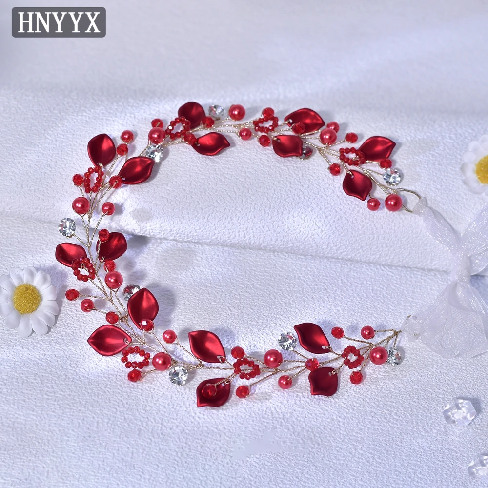 Youlapan свадебная повязка на голову со стразами ручной работы - Фотография_6