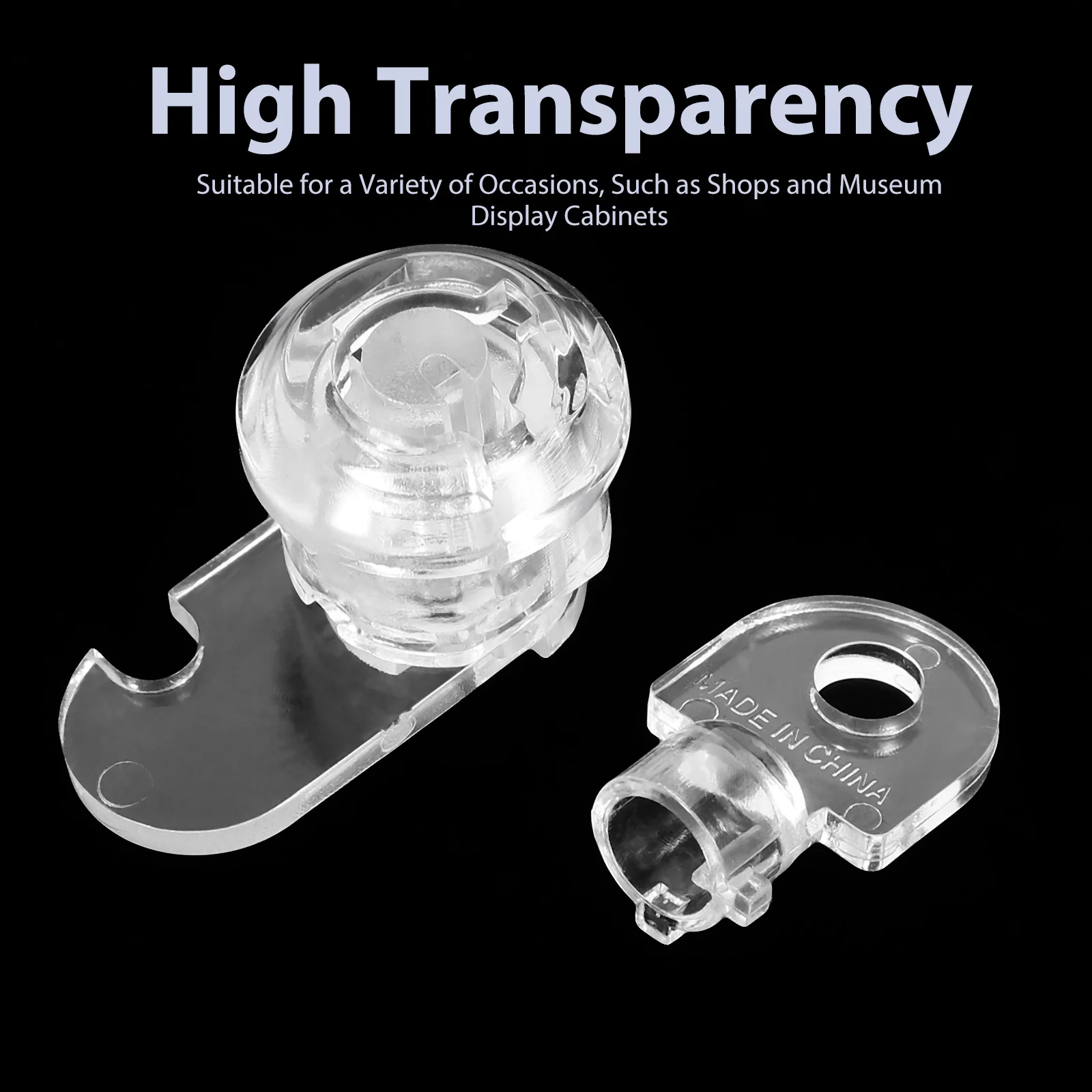 1 комплект, прозрачный акриловый ключ для замка - Фотография_2