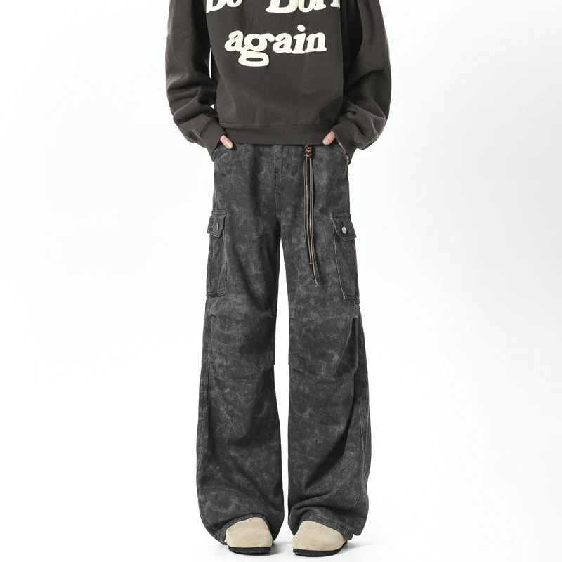 Джинсы marbling, брюки с большим - Фотография_4