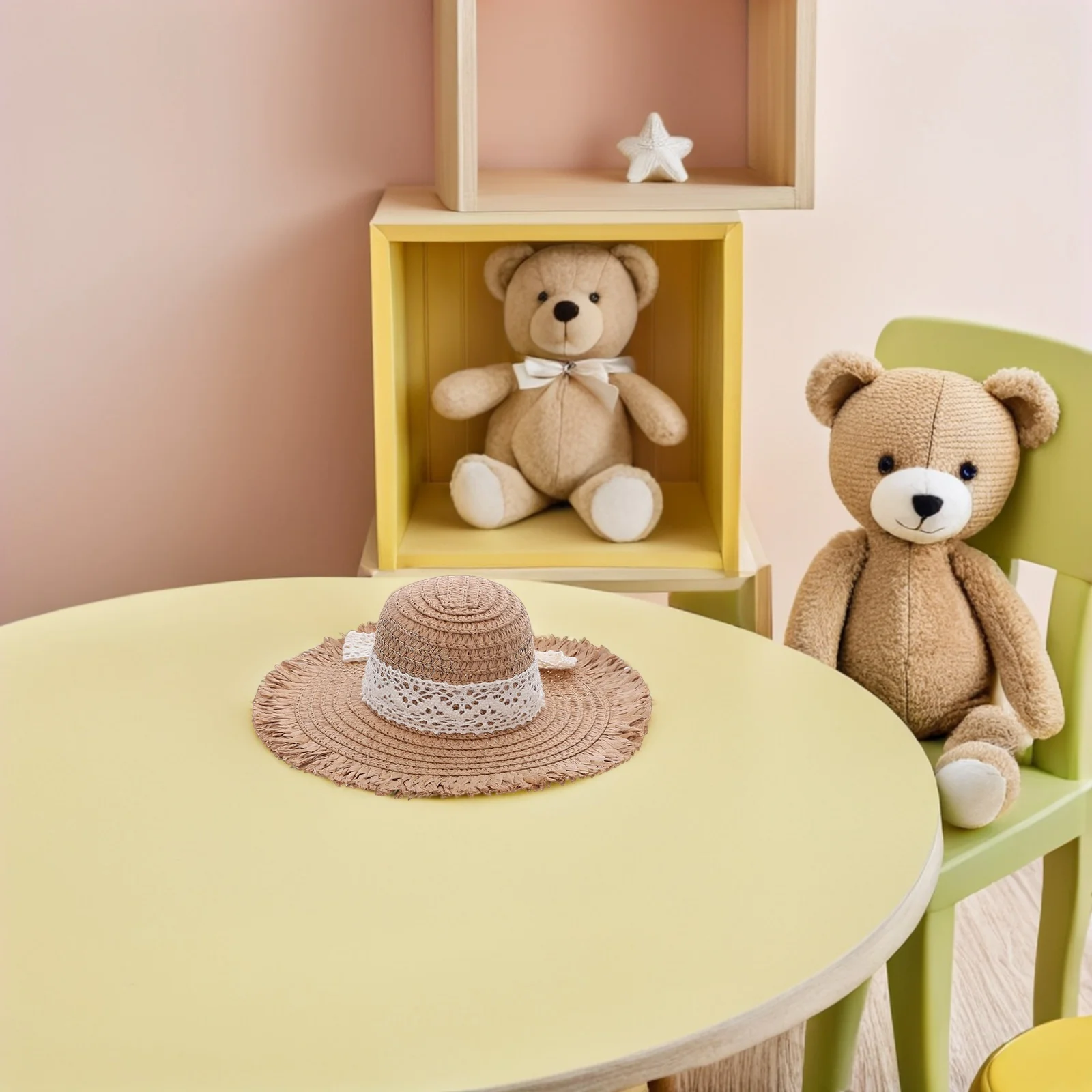 Мини-соломенные шляпы для рукоделия - Фотография_4