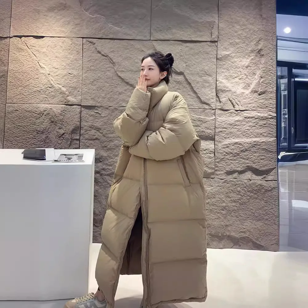 Новые зимние пуховые хлопковые длинные парки x-long - Фотография_3
