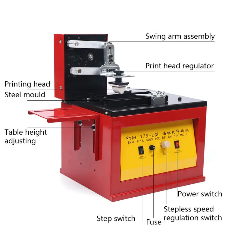 220 в настольный электрический тампонный принтер - Фотография_3