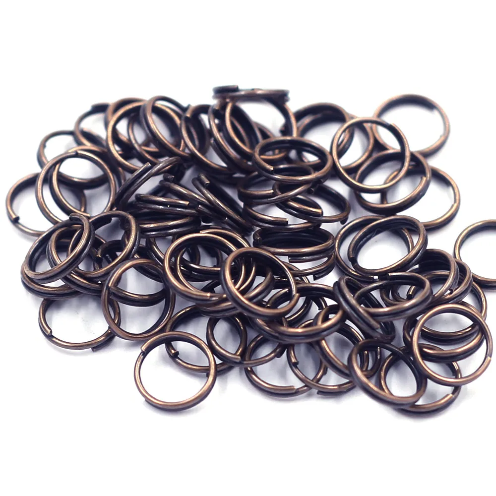 Круглые двойные петли из медного тона