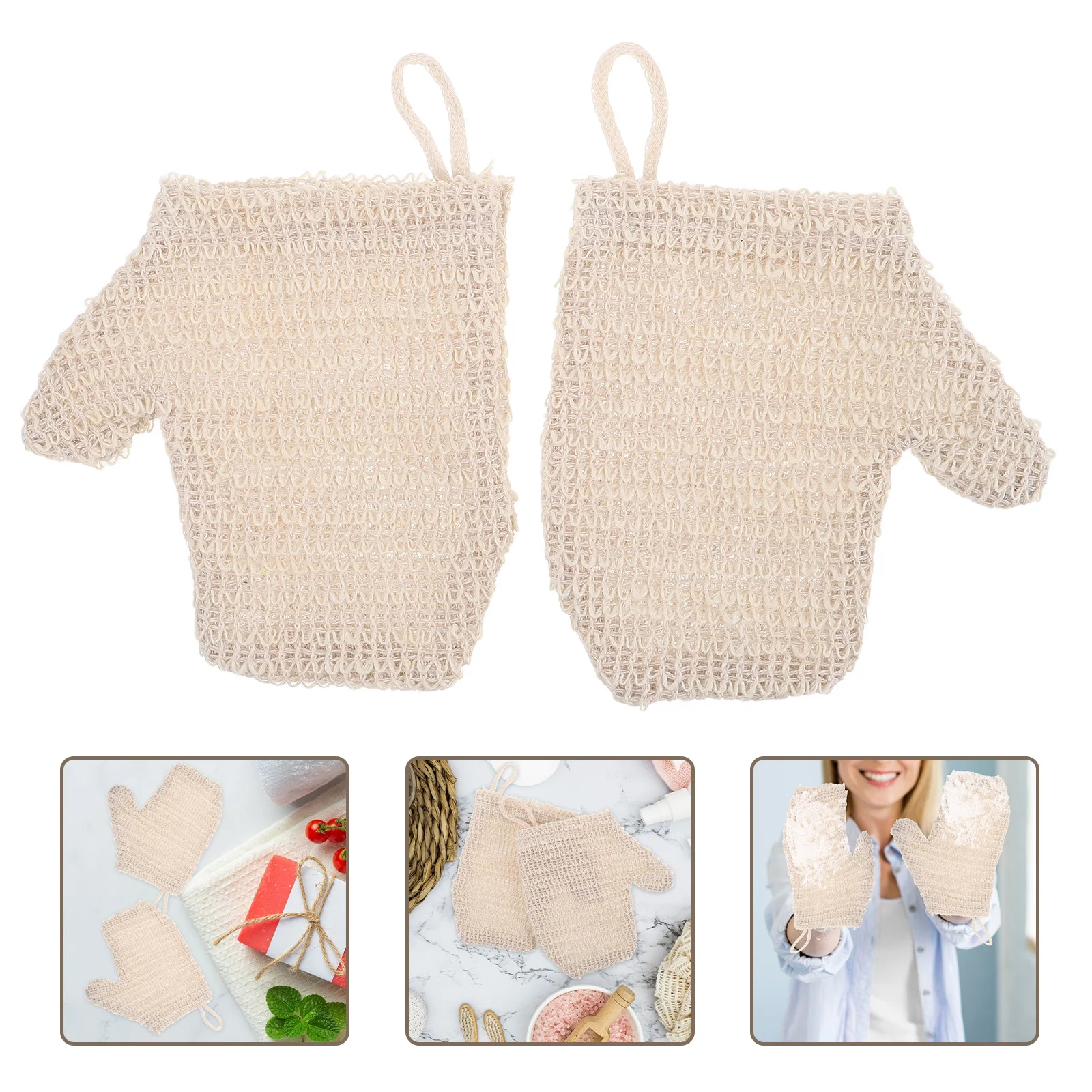 Отшелушивающие перчатки для скраба для тела