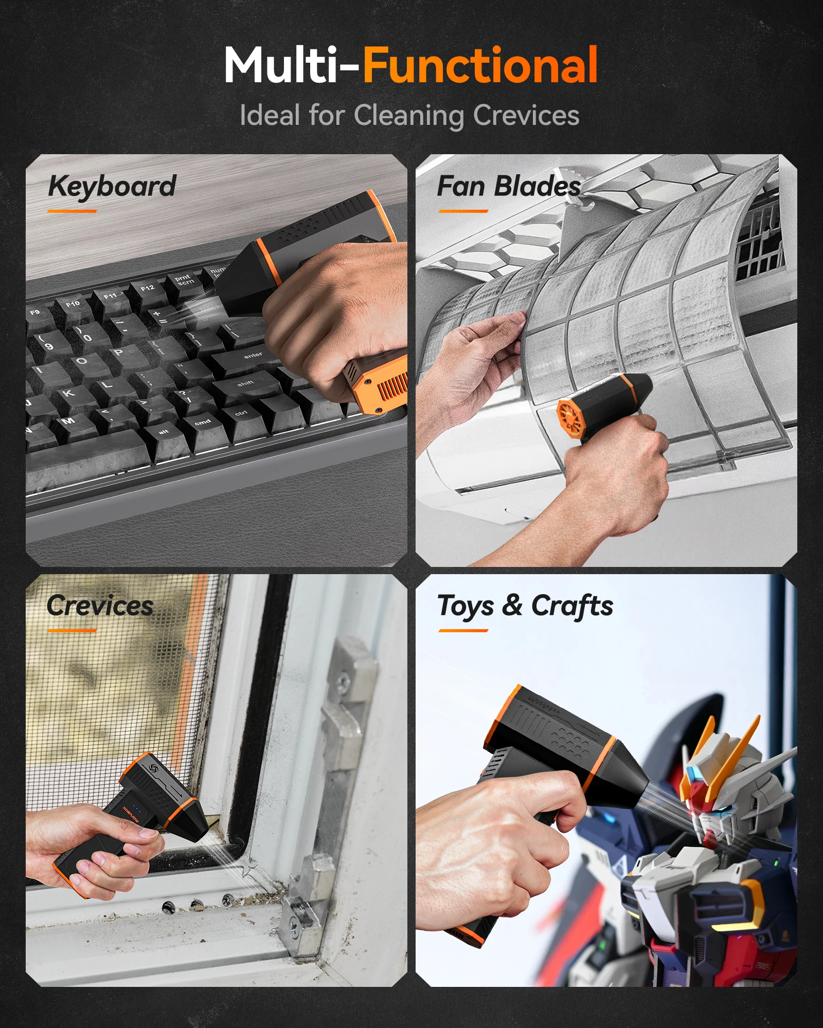 Wolfbox mf50 электрическая воздуходувка- 110000 супермощность об/мин - Фотография_4
