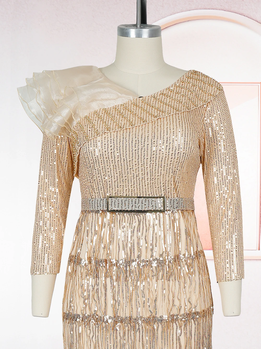 Африканские вечерние платья больших размеров для женщин - Фотография_6