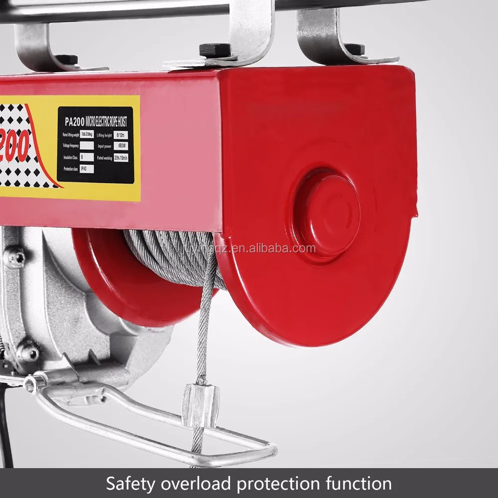 Высокоскоростной портативный электрический подъемник 200 кг - Фотография_4