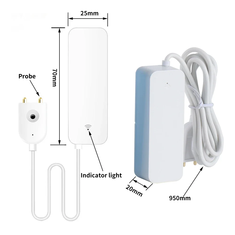 Умный датчик воды tuya wifi zigbee - Фотография_6