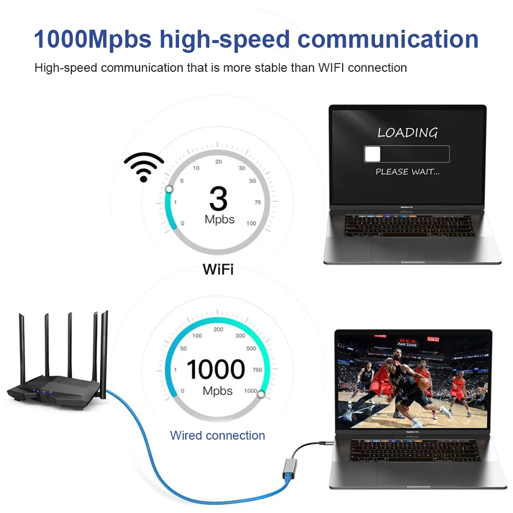 Ethernet-адаптер 100/1000 мбит/с usb 3 - Фотография_2