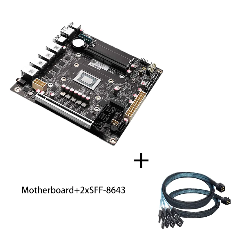 Cwwk amd 8845hs 8-ступенчатая/9-ступенчатая материнская плата nas/usb4/40g - Фотография_5