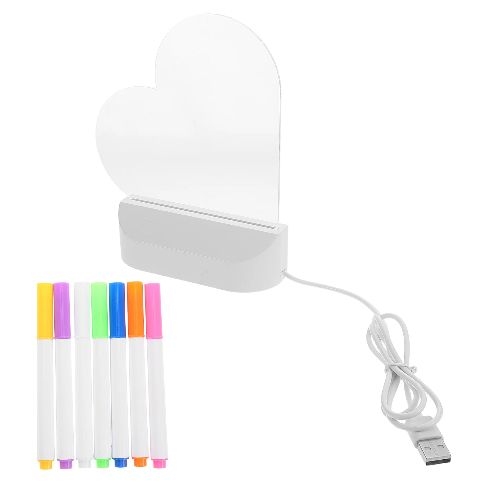 1 комплект, светодиодная акриловая светящаяся доска для письма