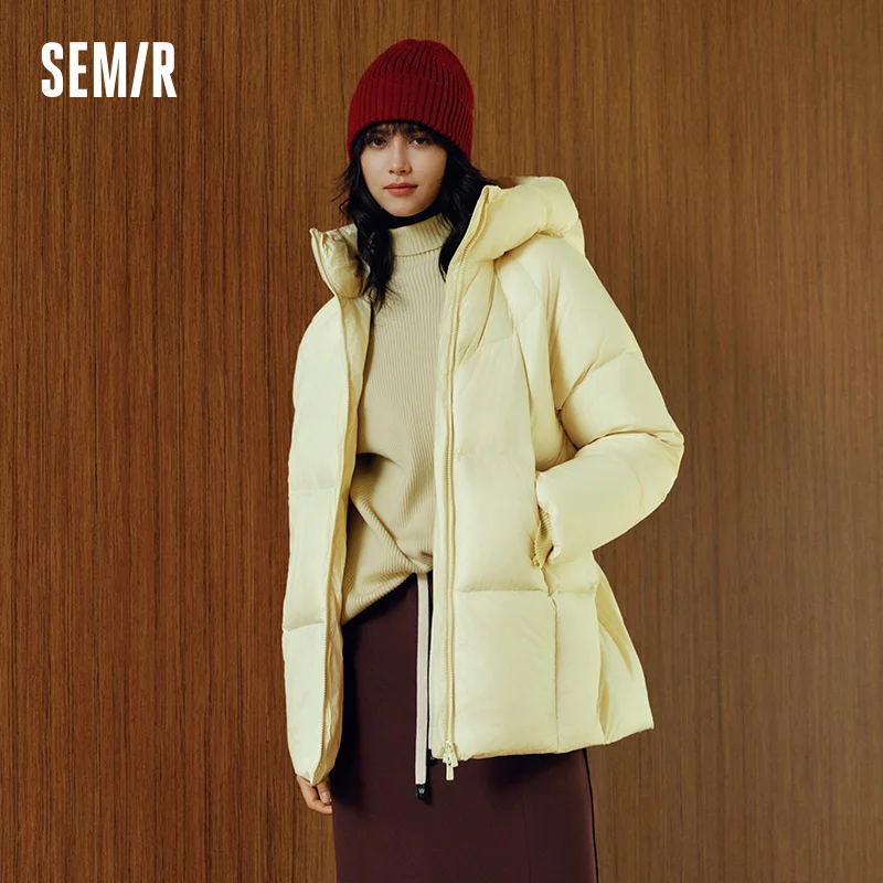 Женский зимний пуховик semir средней длины - Фотография_2