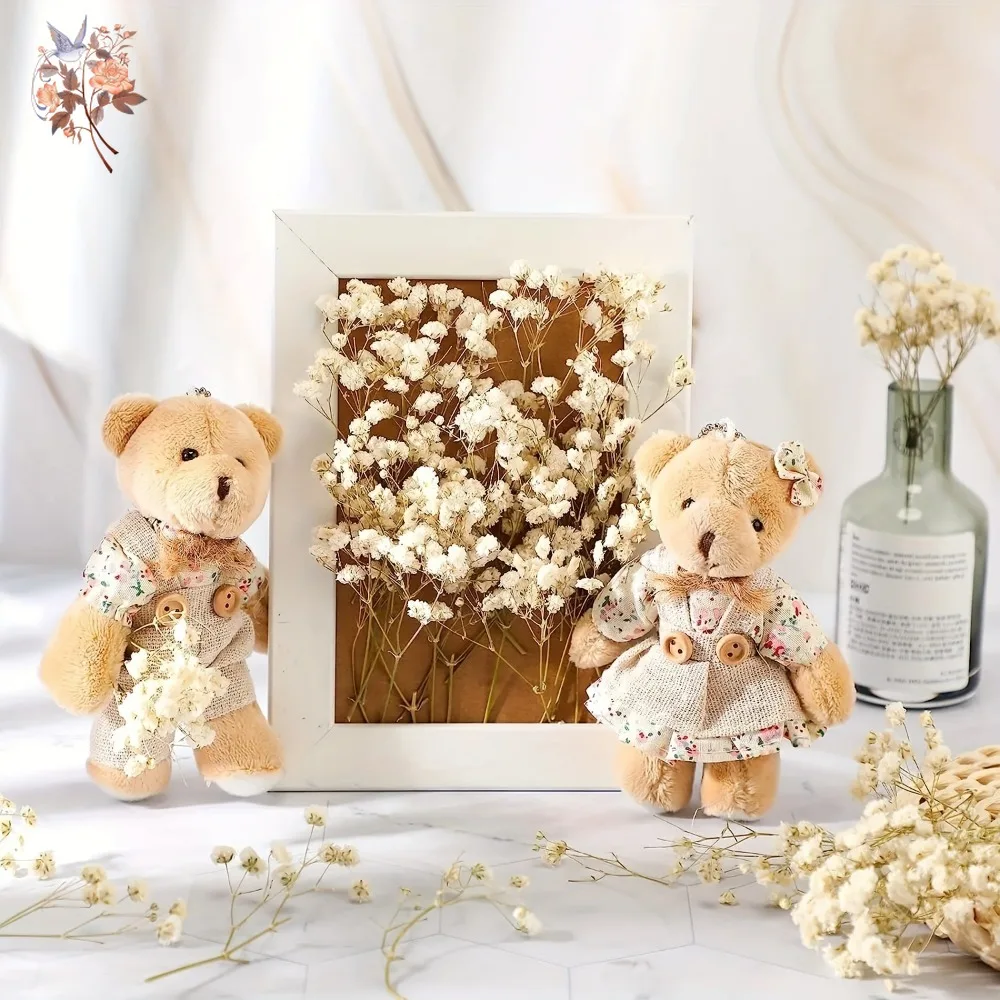 Мини-сушеные детские цветы для рукоделия из смолы - Фотография_3