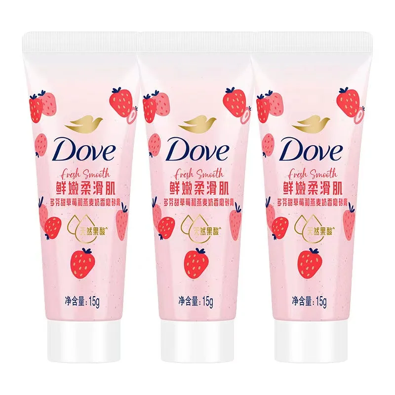 Скраб dove с фруктовым молоком