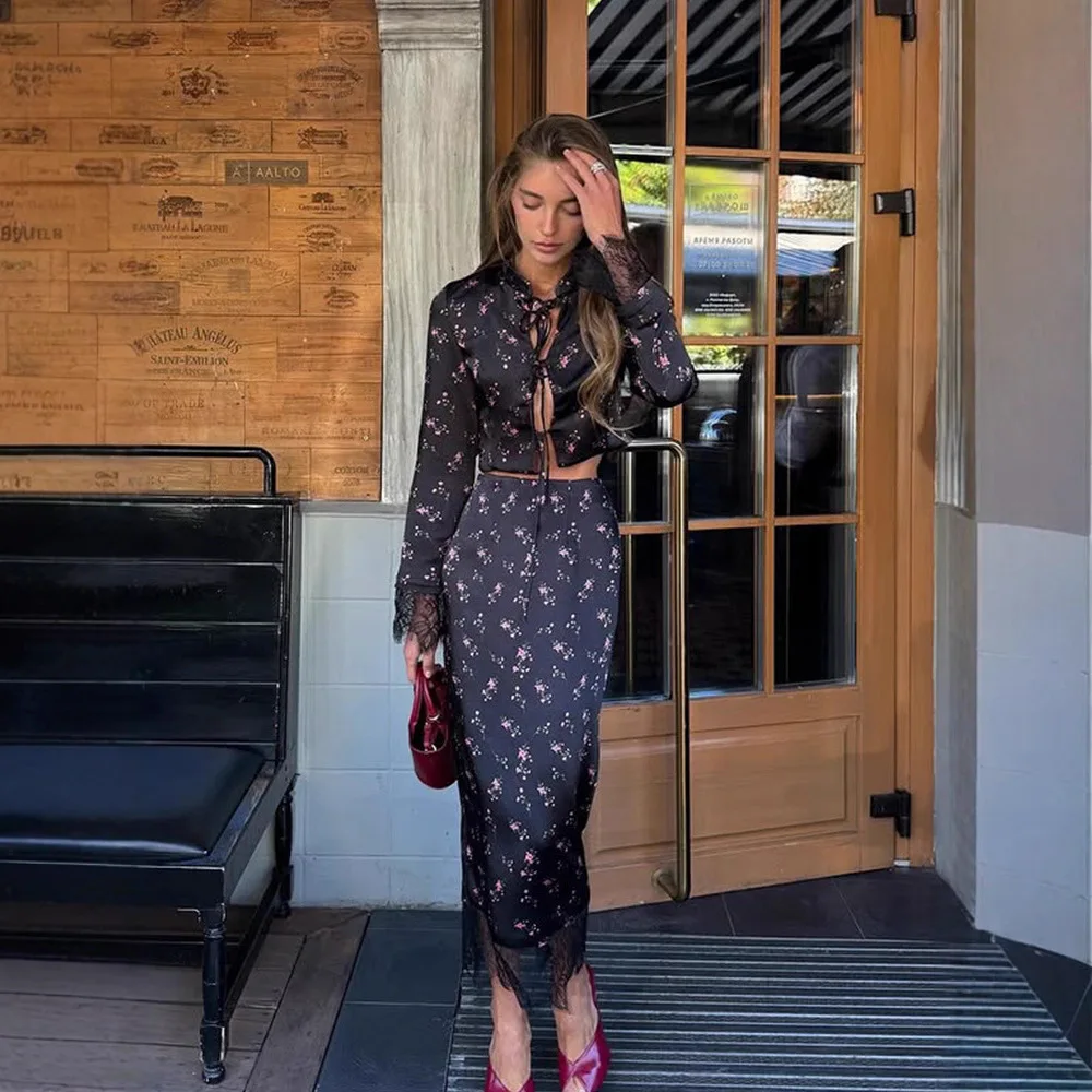 Осеннее черное платье для выпускного вечера - Фотография_2