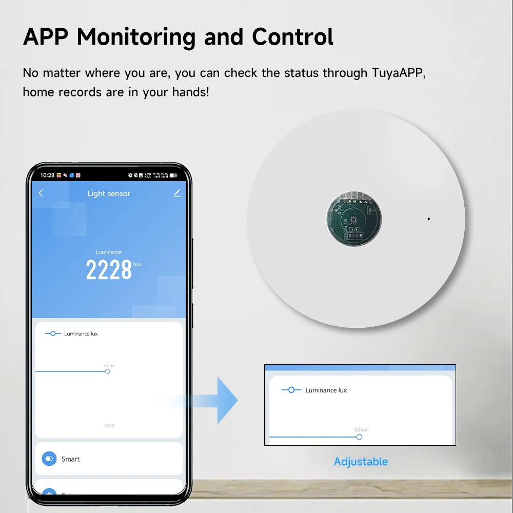 Датчик освещенности tuya zigbee - Фотография_6
