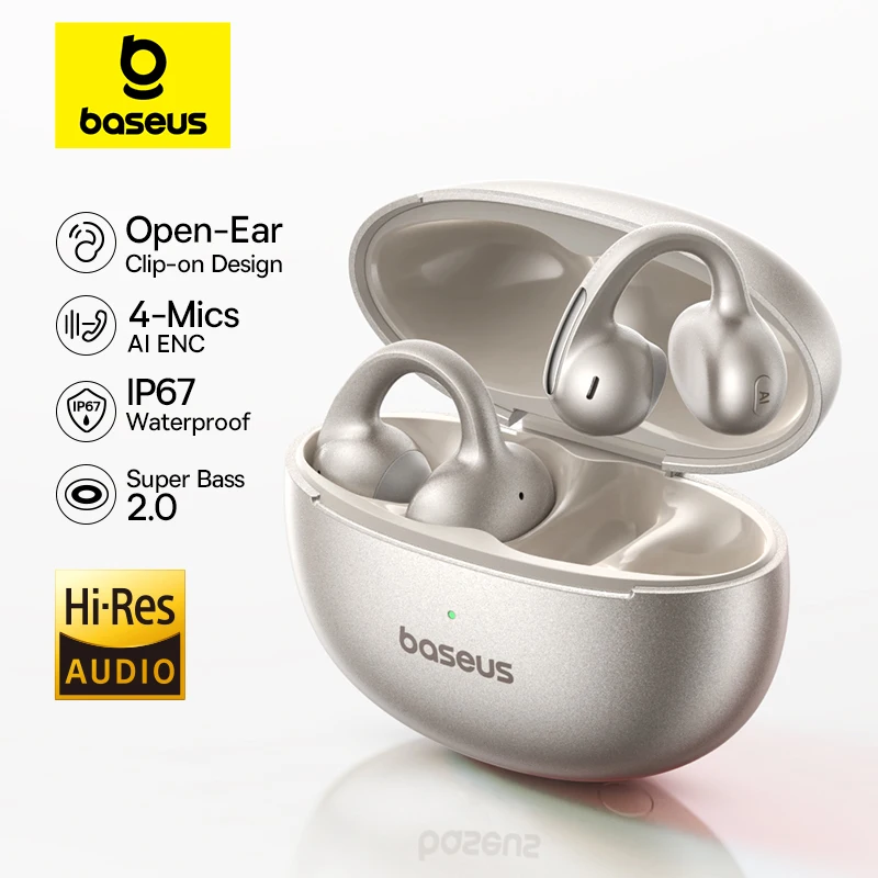 Baseus mc1 pro наушники-клипсы беспроводные наушники bluetooth 6