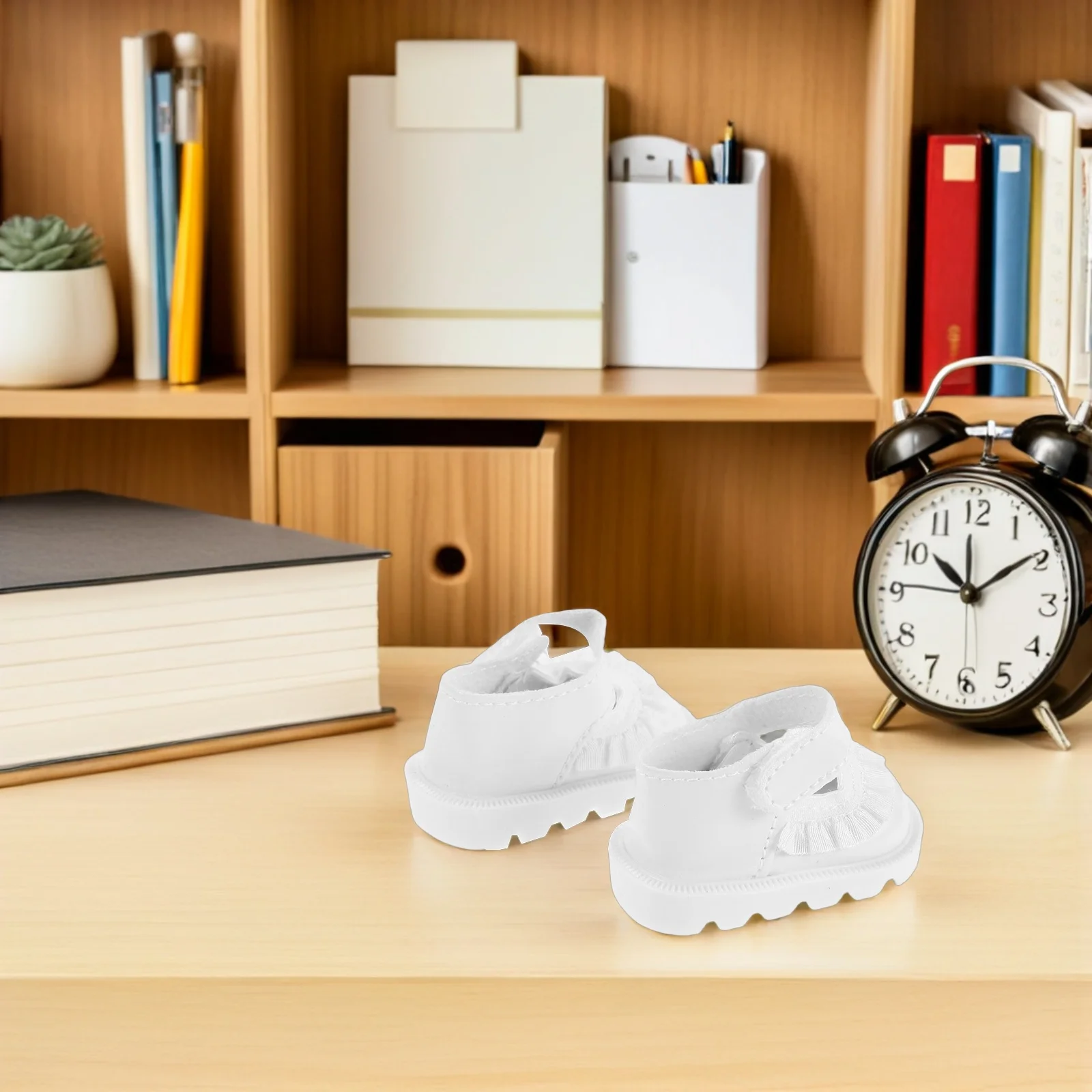 2 пары мини-кружевных туфель для девочек 20 см - Фотография_4