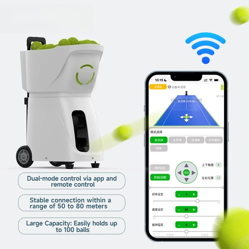 Лидер продаж, профессиональная машина для теннисных мячей - Фотография_3