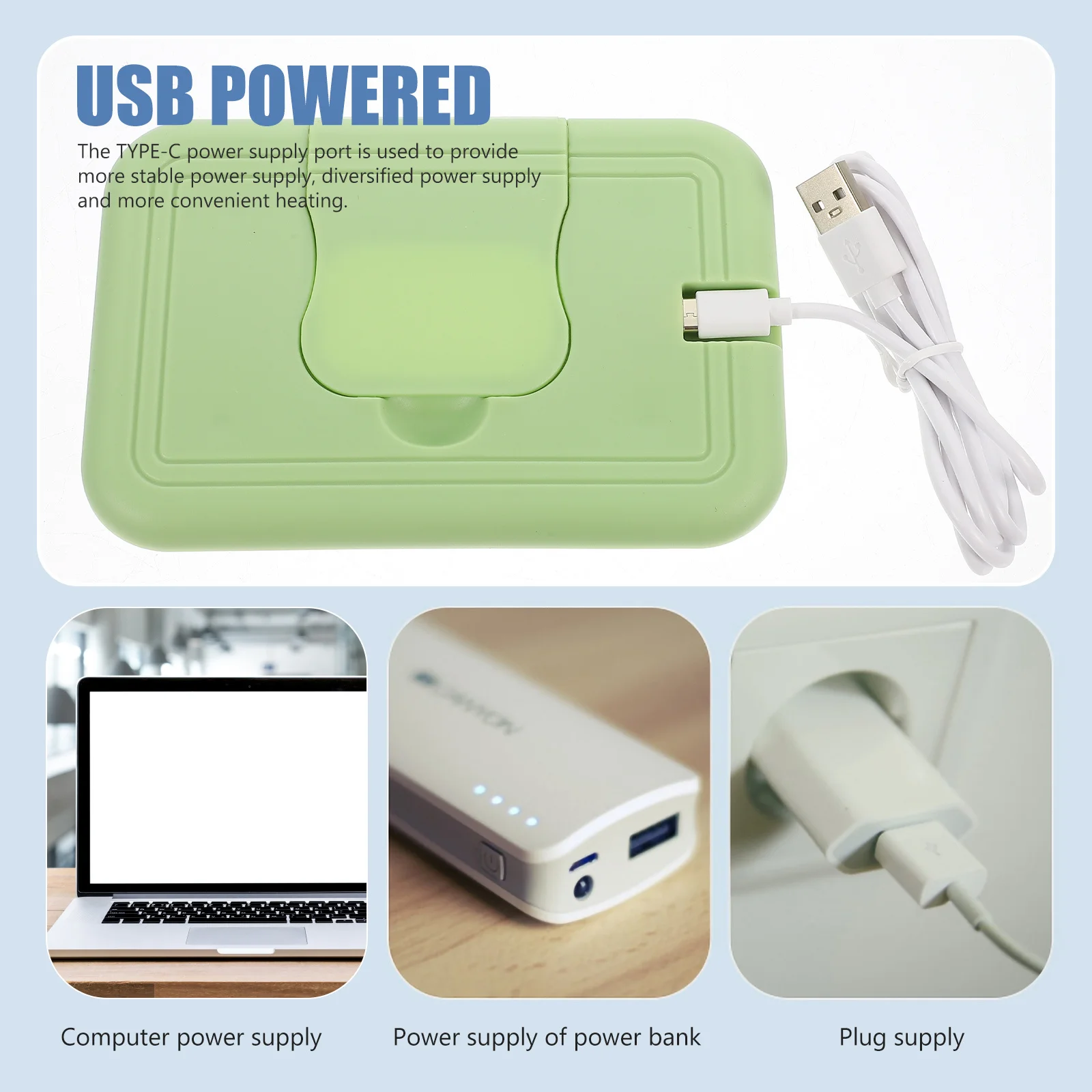 Портативный детский подогреватель влажных салфеток - Фотография_5