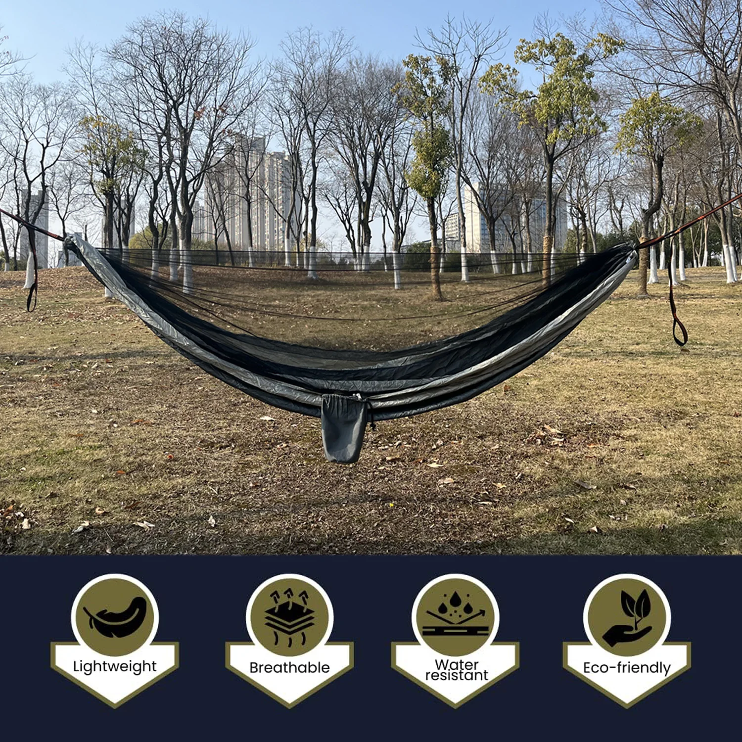 Гамак с москитной сеткой для кемпинга - Фотография_2