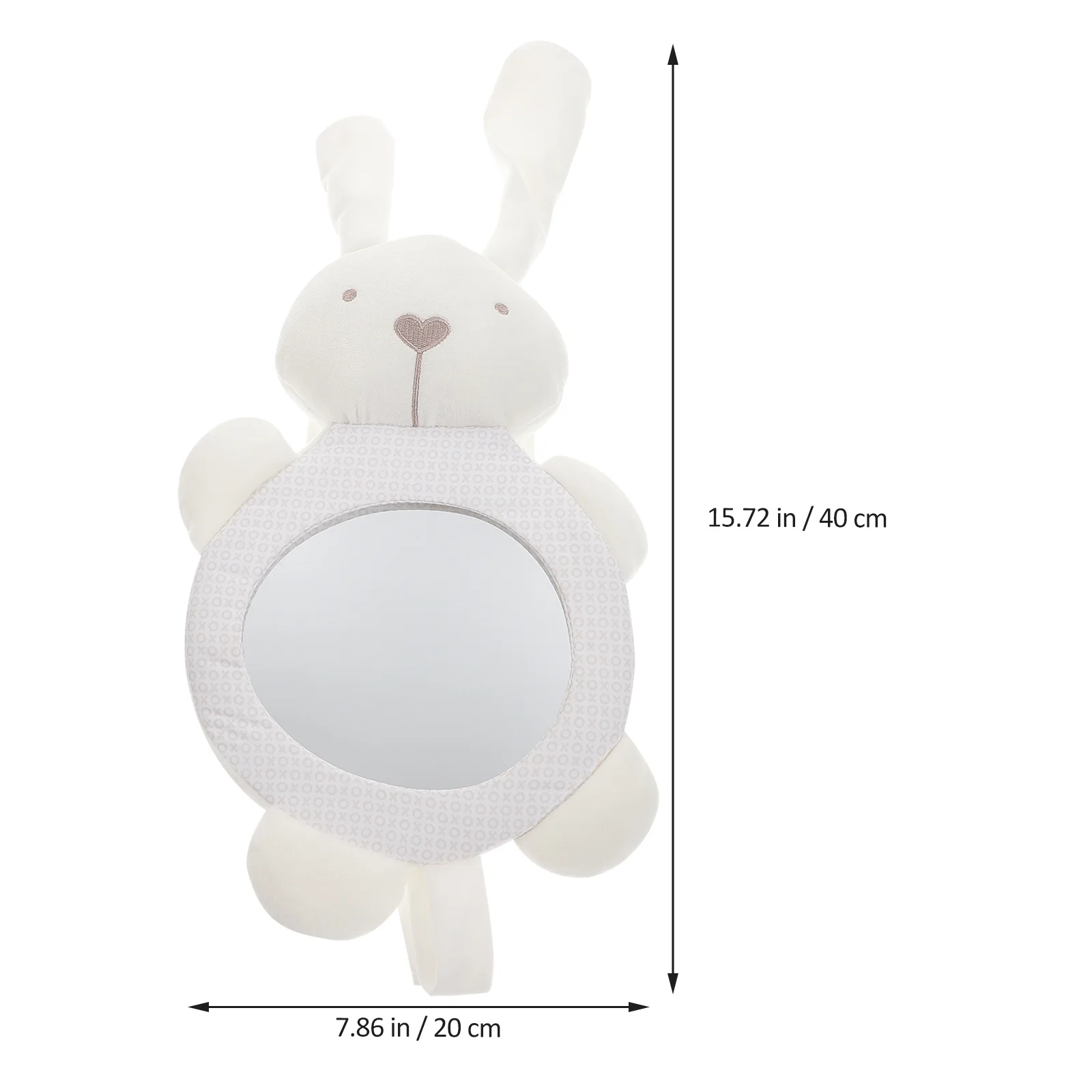 Детское автомобильное зеркало в форме милого кролика для задних сидений