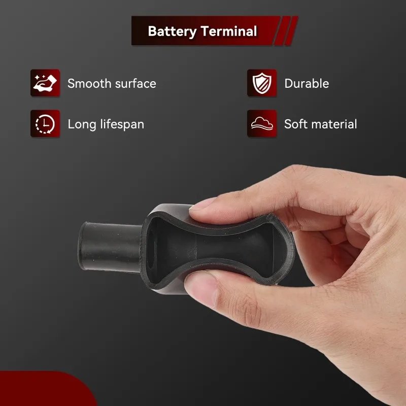 1 пара универсальных автомобильных клеммных колпачков аккумулятора - Фотография_6