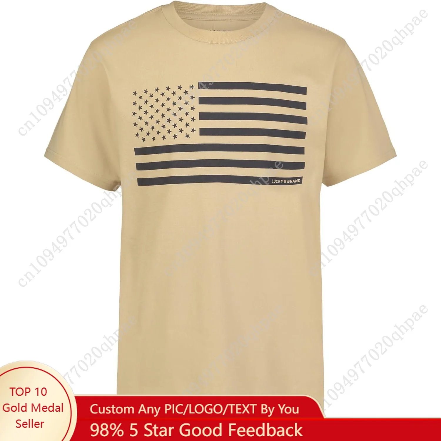 Футболка с круглым вырезом и короткими