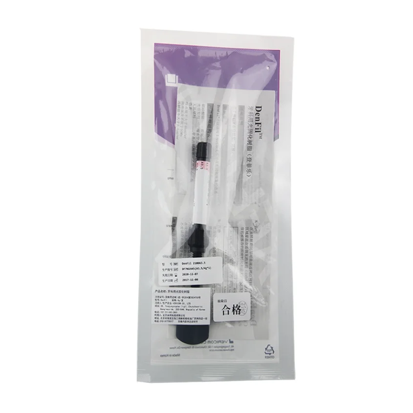 Гибридная композитная смола denfil light-cured a1 a2 a3 vericom - Фотография_4