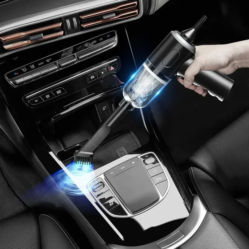Новый портативный маленький многоцелевой автомобильный пылесос 12000pa - Фотография_6