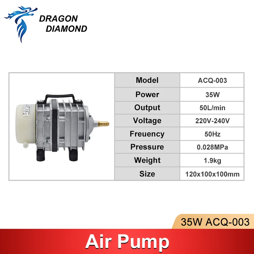 Acq-003 50lpm 35w воздушный насос - Фотография_5