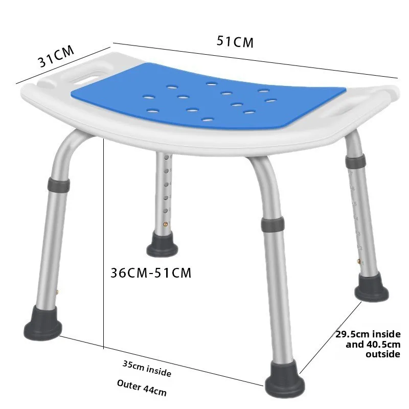 ‌ нескользящее сиденье для ванны для пожилых женщин и беременных - Фотография_5