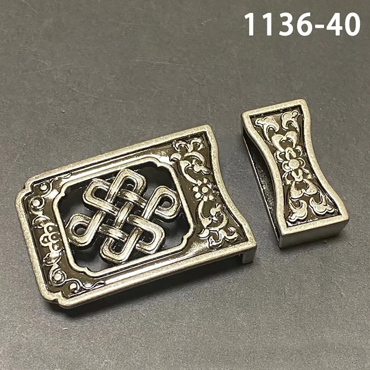 Пряжка ремня с монгольским узором в китайском этническом стиле - Фотография_4